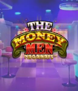 Immerse yourself the dynamic world of The Money Men Megaways slot by Pragmatic Play, highlighting a bold logo with shining stars set against a lavish casino backdrop. This image portrays the excitement and glamour of Megaways slots with its stunning ambiance and design. Perfect for gambling fans looking for a taste of Vegas. 