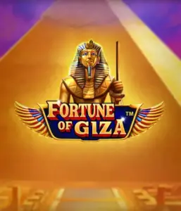 Step into the ancient world of Fortune of Giza slot by Pragmatic Play, featuring a majestic depiction of a Pharaoh amid the iconic pyramid backdrop. This image captures the richness of Egyptian heritage, perfect for fans of Egyptian-themed slots, delivering a thrilling adventure.